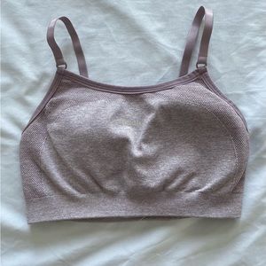Gymshark Pink/Gray Sports Bra - Women’s Small - Great condition!
